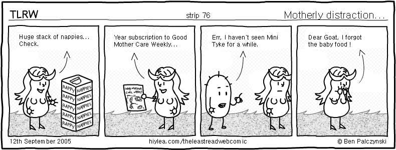 Welcome to TLRW - The Least Read Webcomic - by Ben Palczynski